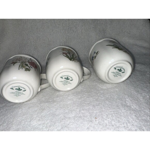 Noritake GOURMET GARDEN Mug Made in Sri Lanka GREAT CONDITION Set Of 3 - Picture 7 of 7